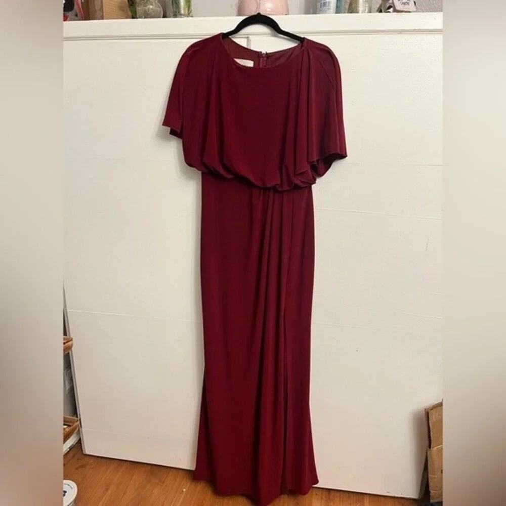 BHLDN Anthropologie Lena Flutter Sleeve bridesmaid wedding dress - Picture 5 of 9